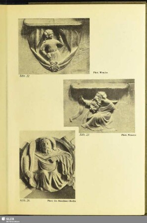 Abb. 24 [Schlußstein aus dem Marienremter des Magdeburger Domes: Jacobus minor]