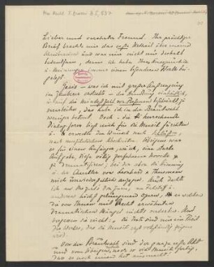 Brief an Robert Freund : 25.04.1907