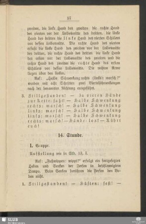 14. Stunde