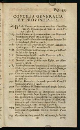 433-439, Concilia Generalia et Provincialia