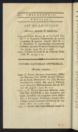 Histoire Naturelle Universelle.