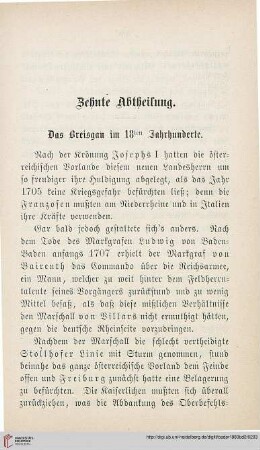 Zehnte Abtheilung