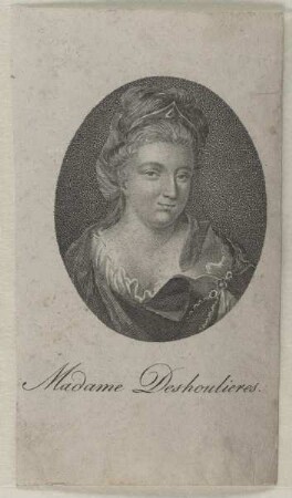 Bildnis der Madame Deshoulieres