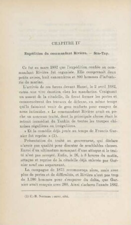 Chapitre IV. Expedition du commandant Rivière ...