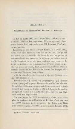 Chapitre IV. Expedition du commandant Rivière ...