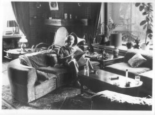 Kerpen. Günter Noris im Wohnzimmer seines Hauses