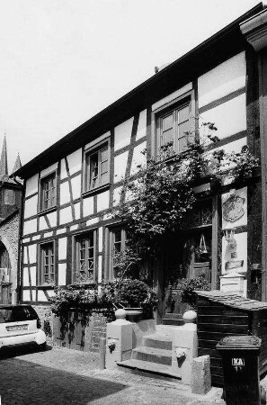 Wohnhaus, Fachwerk; Gelnhausen, Untere Haitzer Gasse 14