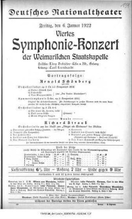 Viertes Symphonie-Konzert