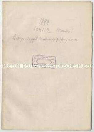 Patentschrift einer Ballenpresse, Patent-Nr. 624.112