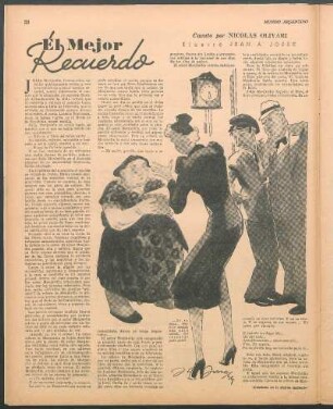 El mejor recuerdo : Cuento por Nocolas Olivari