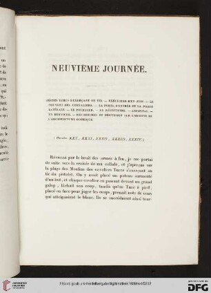 Neuvième journée
