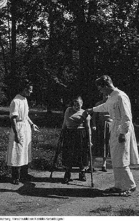 Wermsdorf, Schloß Hubertusburg, Krankenhaus, August 1955