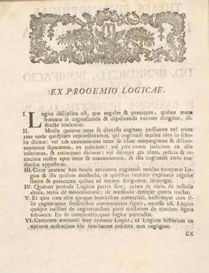Ex prooemio logicae.