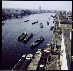 Mannheim: Rheinhafen, Blick vom Hochhaus