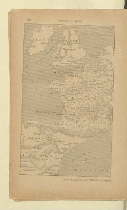 Carte de l'Europe pour l'Histoire de France depuis la Révolution de 1789 jusqu'a nos jours