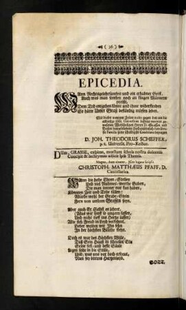 36-41, Epicedia