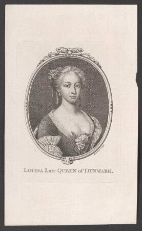 Porträt Louise von Großbritannien, Irland und Hannover, Königin von Dänemark (1724-1751)
