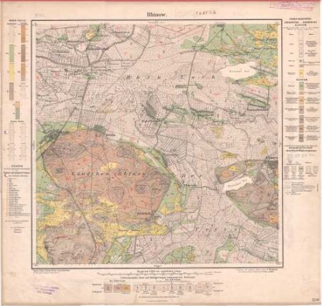 [Neue Nr. 3240]: Rhinow : geologische Karte