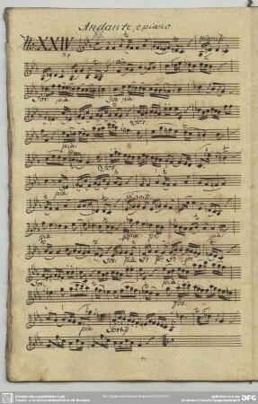 24. Anonymus, Andante, f-Moll