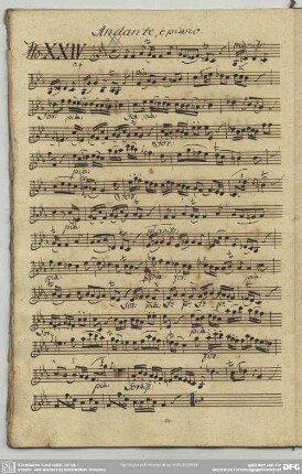 24. Anonymus, Andante, f-Moll