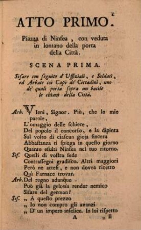 Mitridate re di Ponto : Dramma per musica
