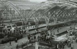 Leipzig, Hauptbahnhof, Perronhallen