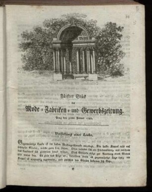 Fünftes Stück. Prag den 30ten Jenner 1788.