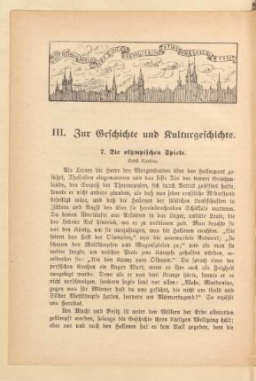 III. Zur Geschichte und Kulturgeschichte