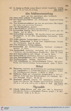 Möbel (Nr. 220-222)