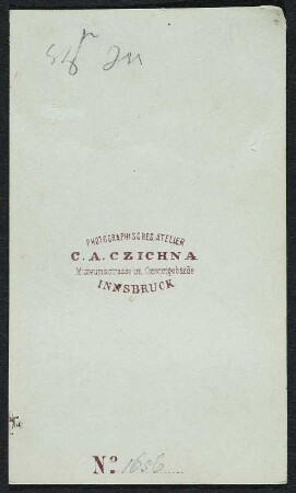 Porträt Augustin Scherer : Foto-/Bildersammlung Stenografische Sammlung. Porträt Augustin Scherer. Photographie. Carte de visite (um 1877; C. A. Czichna). Dresden: SLUB P a 0516