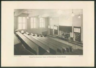 Hörsaal für physikalische Chemie und Elektrochemie, Wiederholdstraße