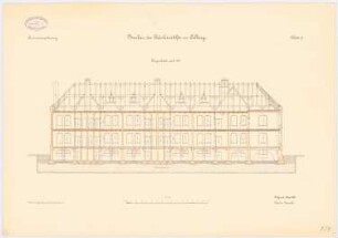 Fräuleinstift, Kolberg: Längenschnitt 1:100