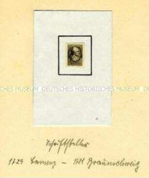 Porträt Gotthold Ephraim Lessing (Miniatur)
