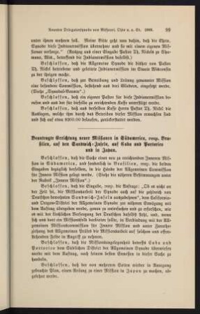 99, Beauftragte Errichtung neuer Missionen