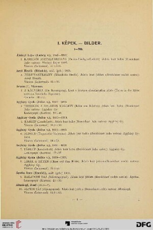 I. Képek - Bilder (Nr. 1 - 769)