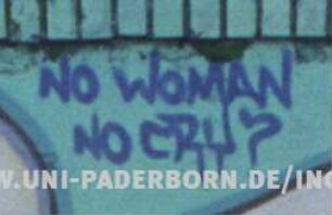 NO WOMAN NO CRY?