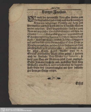 Kurtzer Innhalt