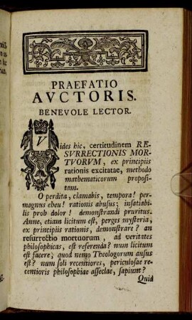 Praefatio auctoris.