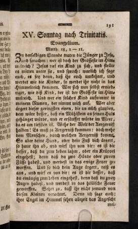 191-203, XV. Sonntag nach Triniatis. Evangelium. Matth. 18, 1-11.