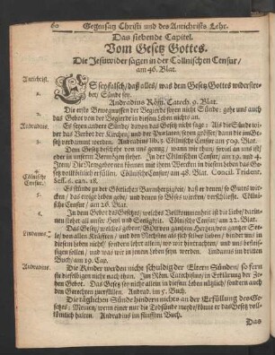 Das siebende Capitel. Vom Gesetz Gottes.