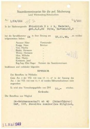 Beck, Friedrich