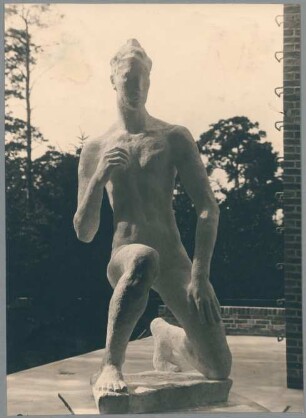 Heine-Denkmal für Düsseldorf, 1932, Gips