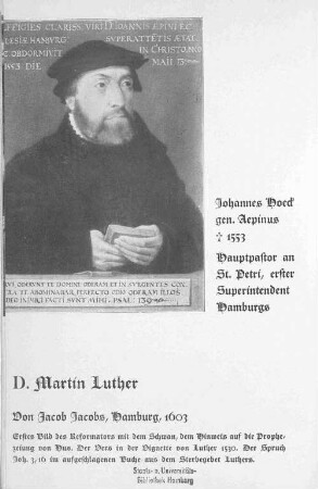 D. Martin Luther