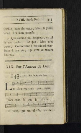 XIX. Sur l'Amour de Dieu.