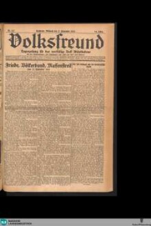 Der Volksfreund : Tageszeitung für das werktätige Volk Mittelbadens