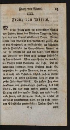 CXX. Franz van Mieris