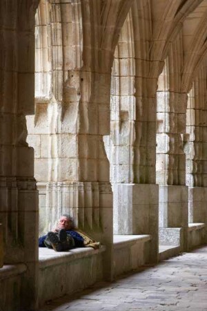 Frankreich. Pays de la Loire. Vendee. Lucon. Kathedrale Notre Dame de Lucon. Kreuzgang 16 Jahrhundert
