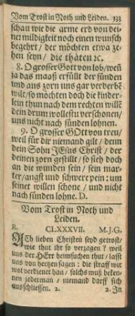 Vom Trost in Noth und Leiden.