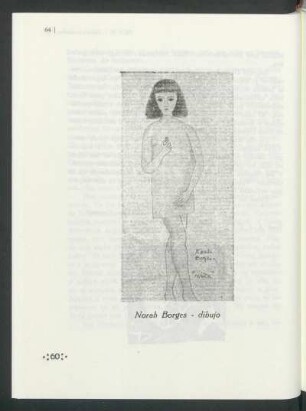 "Niña" - [Dibujo por Norah Borges]
