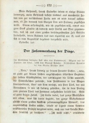 Der Zusammenhang der Dinge